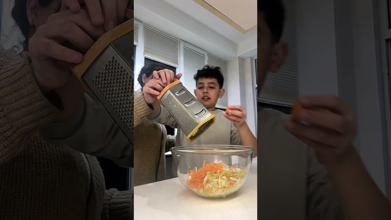 Uşaqlarla iftar hazırlığı