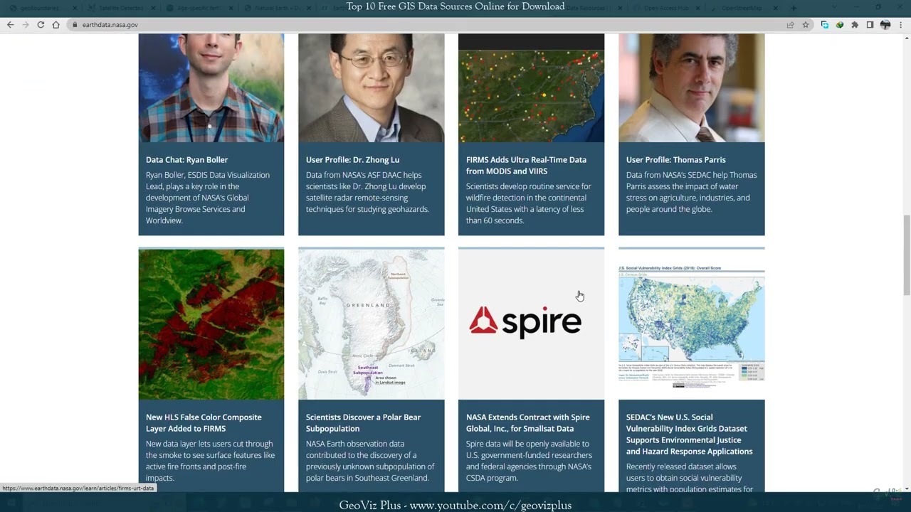 Top 10 GIS Data Sources for Free Download 