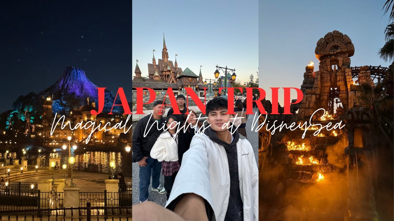 MAGICAL NIGHTS at DisneySea! Souvenirs & The Globe Show | Japan Day 4 (Part 3)
