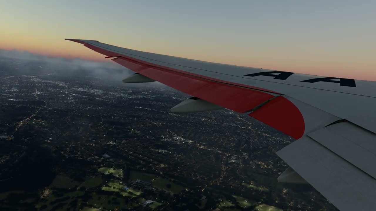 MSFS | PMDG 777-323(ER) Miami MIA - London LHR | Passenger View - Landing