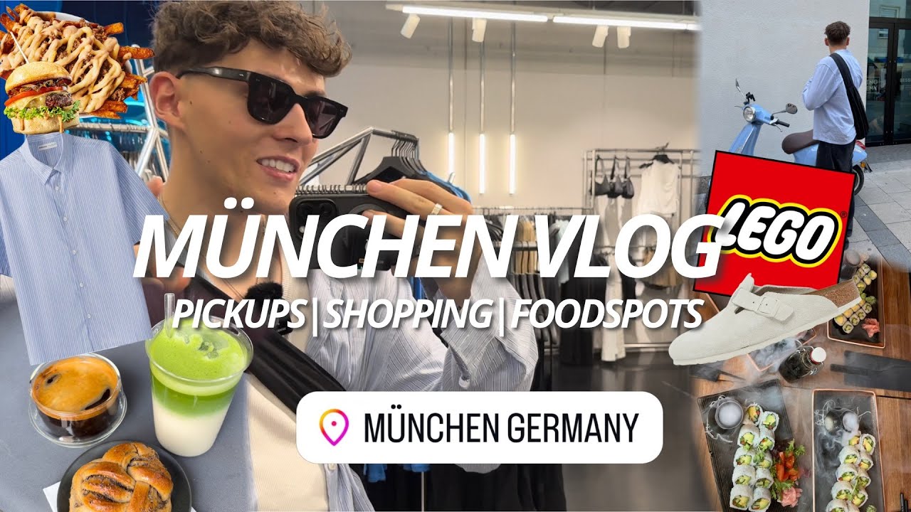 Neue PICK UP&lsquo;s?😳 und FOOD SPOTS| XXL M&Uuml;NCHEN Shopping Vlog 🛍️🍔 | Leon