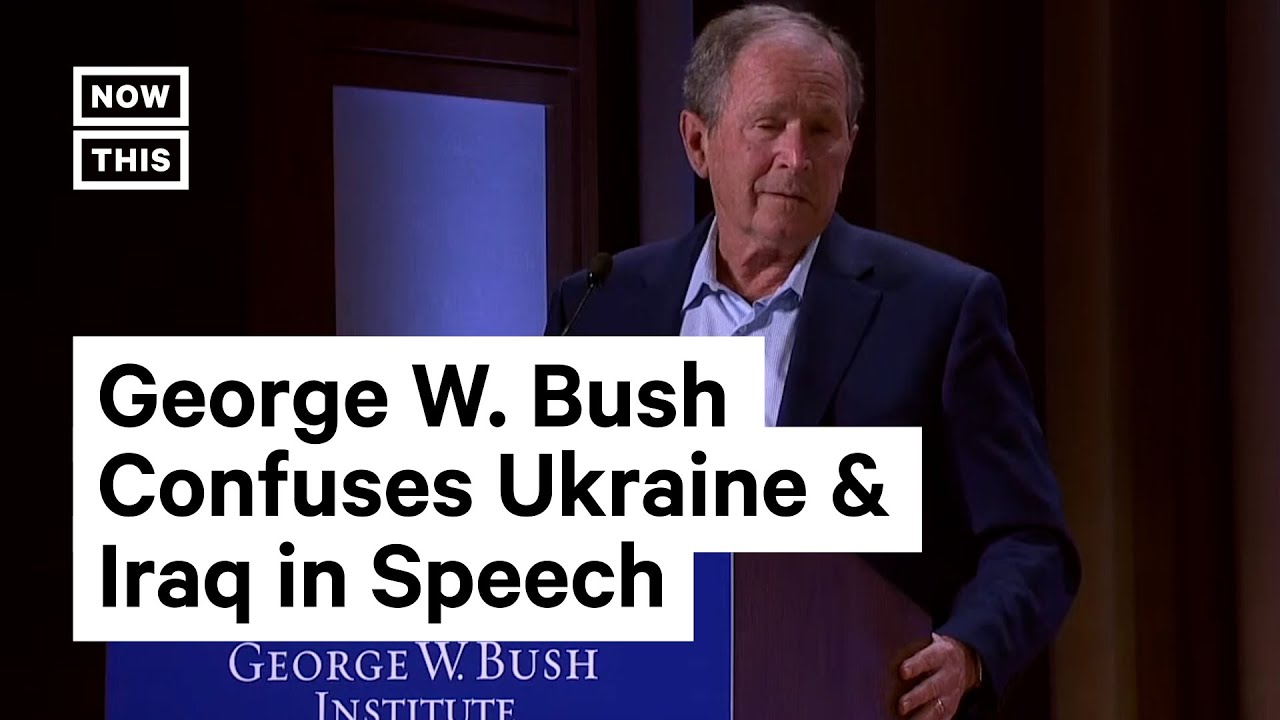 George W. Bush Slips Up, Calls Iraq Invasion 'Unjustified & Brutal'