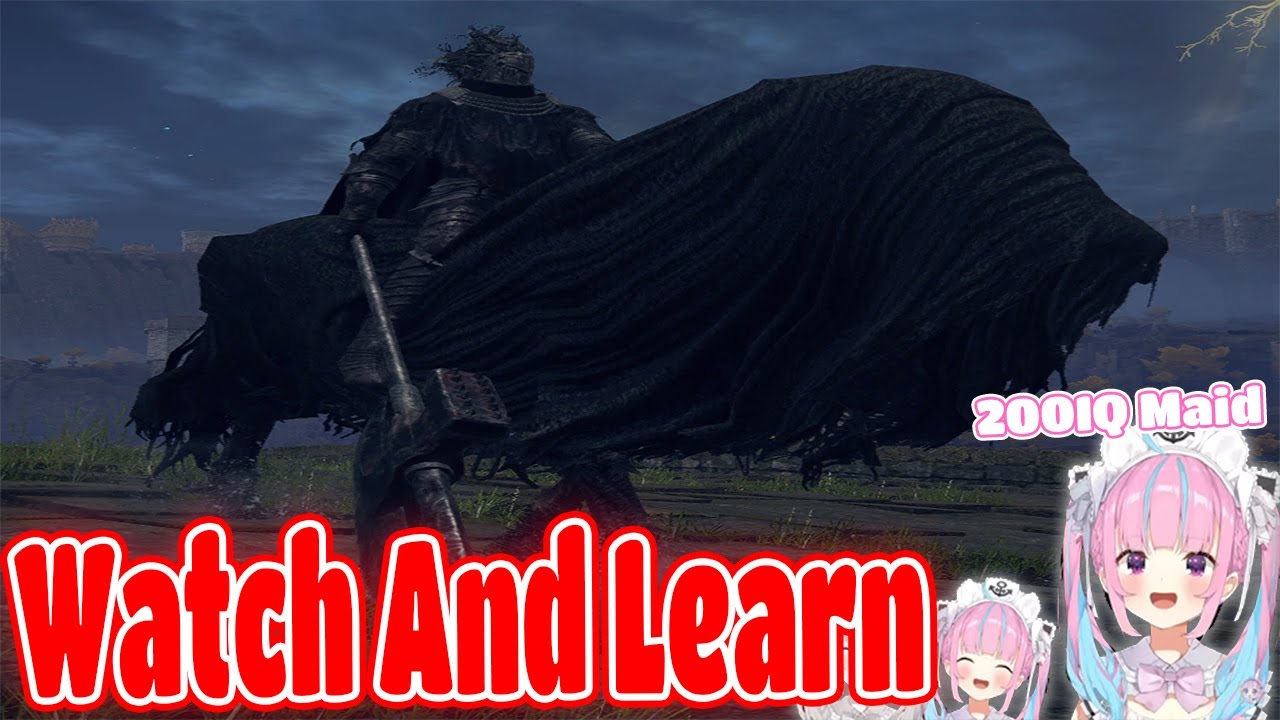 Minato Aqua Defeats the Night Cavalry with Her 200 IQ Play In Elden Ring Hololive 【ENG SUB】