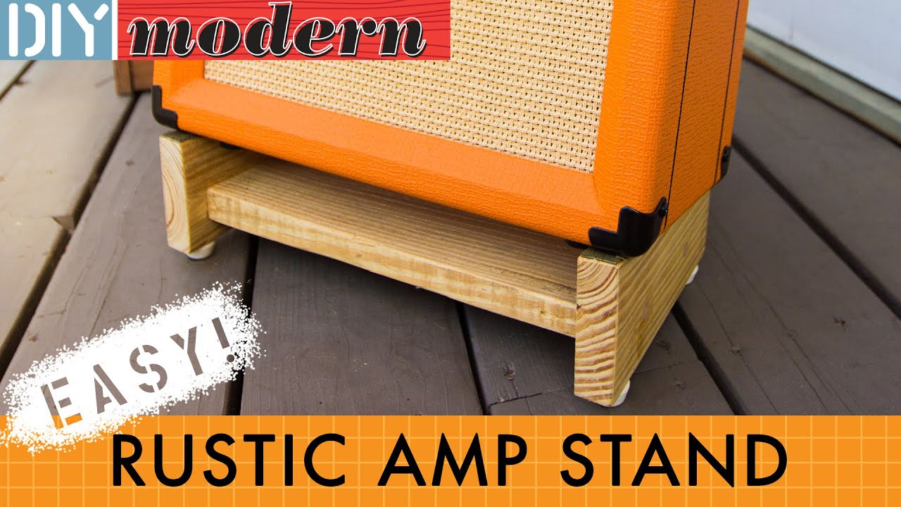 How to make a simple amplifier stand