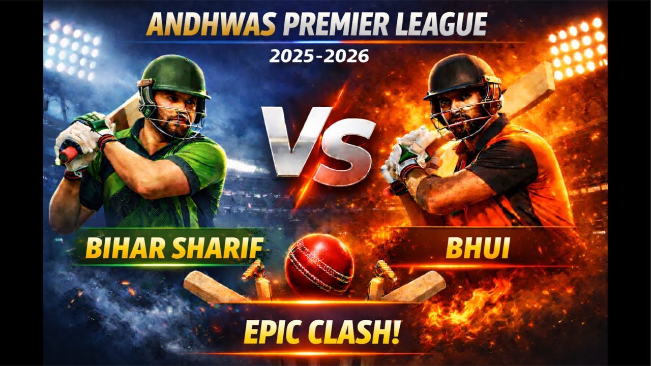 Bihar sharif vs Bhui | Andhwas premier League |live match today #tournament #cricketmatch #tennis