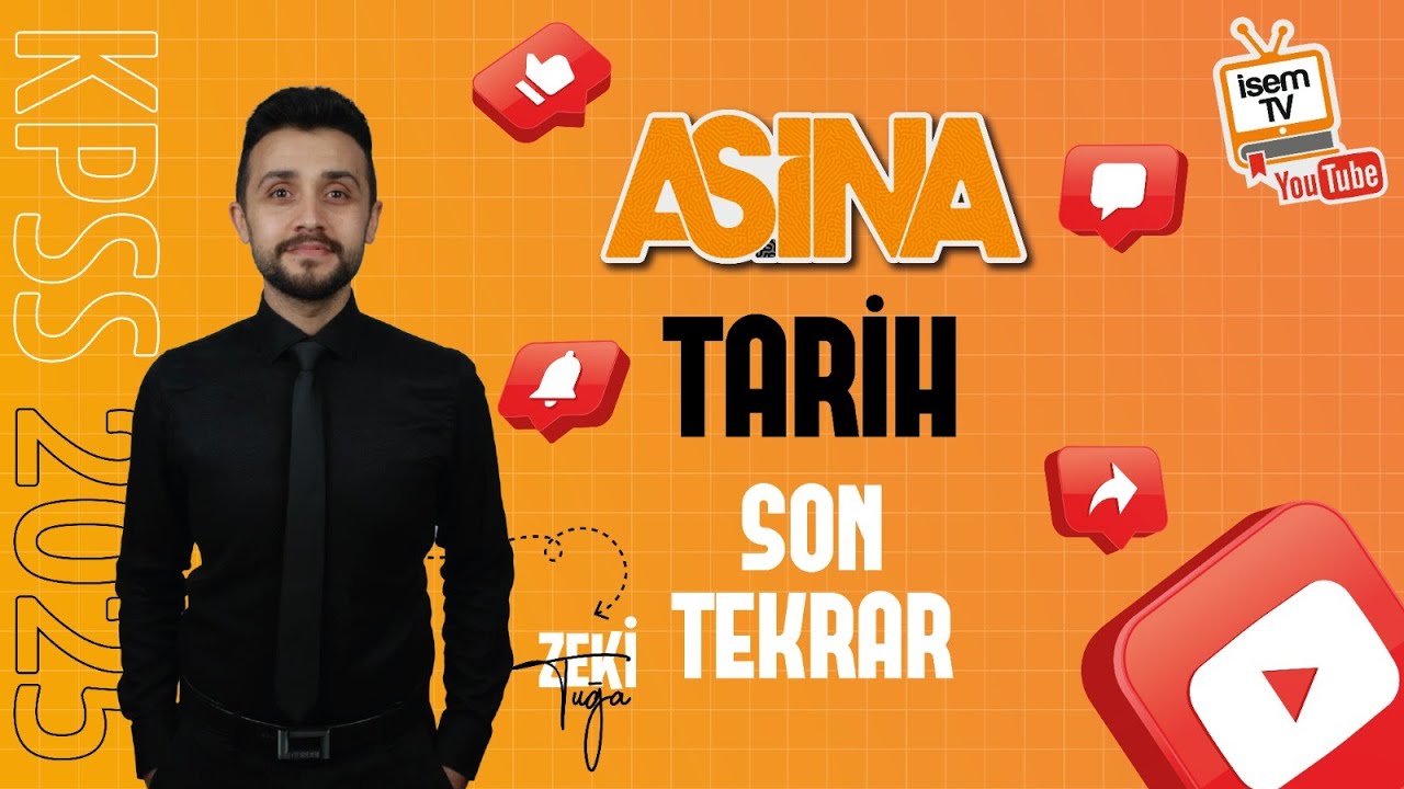 9) Osmanlı Devleti Duraklama Dönemi / Zeki TUĞA (KPSS - DGS - ALES - YKS) İsemTV - 2024