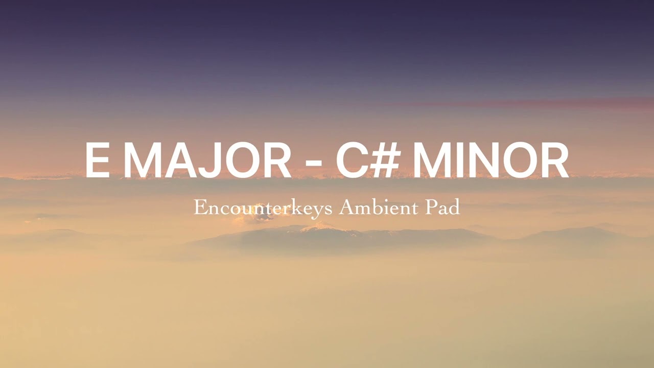Pad in E Major & C# Minor - 1 Hour Background Ambient Pad for Worship | EncounterKeys