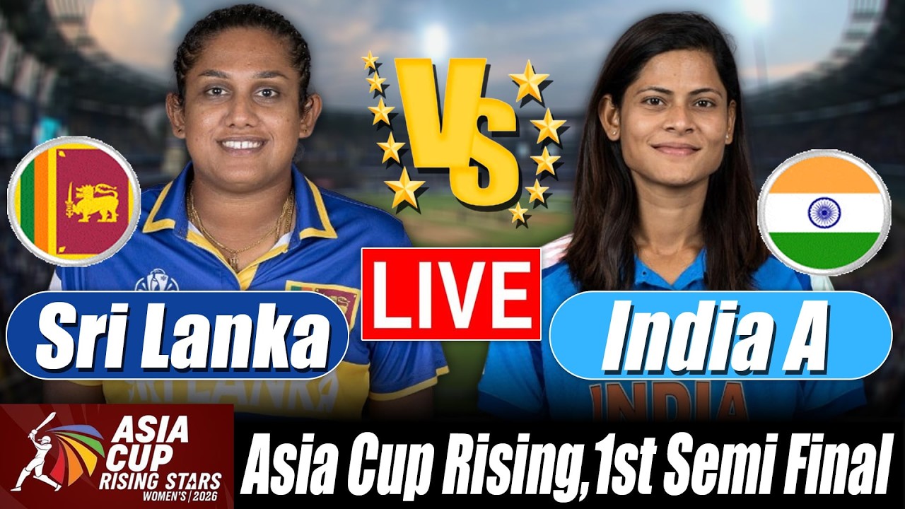 Sri Lanka Women vs India Women 2026 Score | SL W vs IND W 1st Semi Final T20 Score Commentary