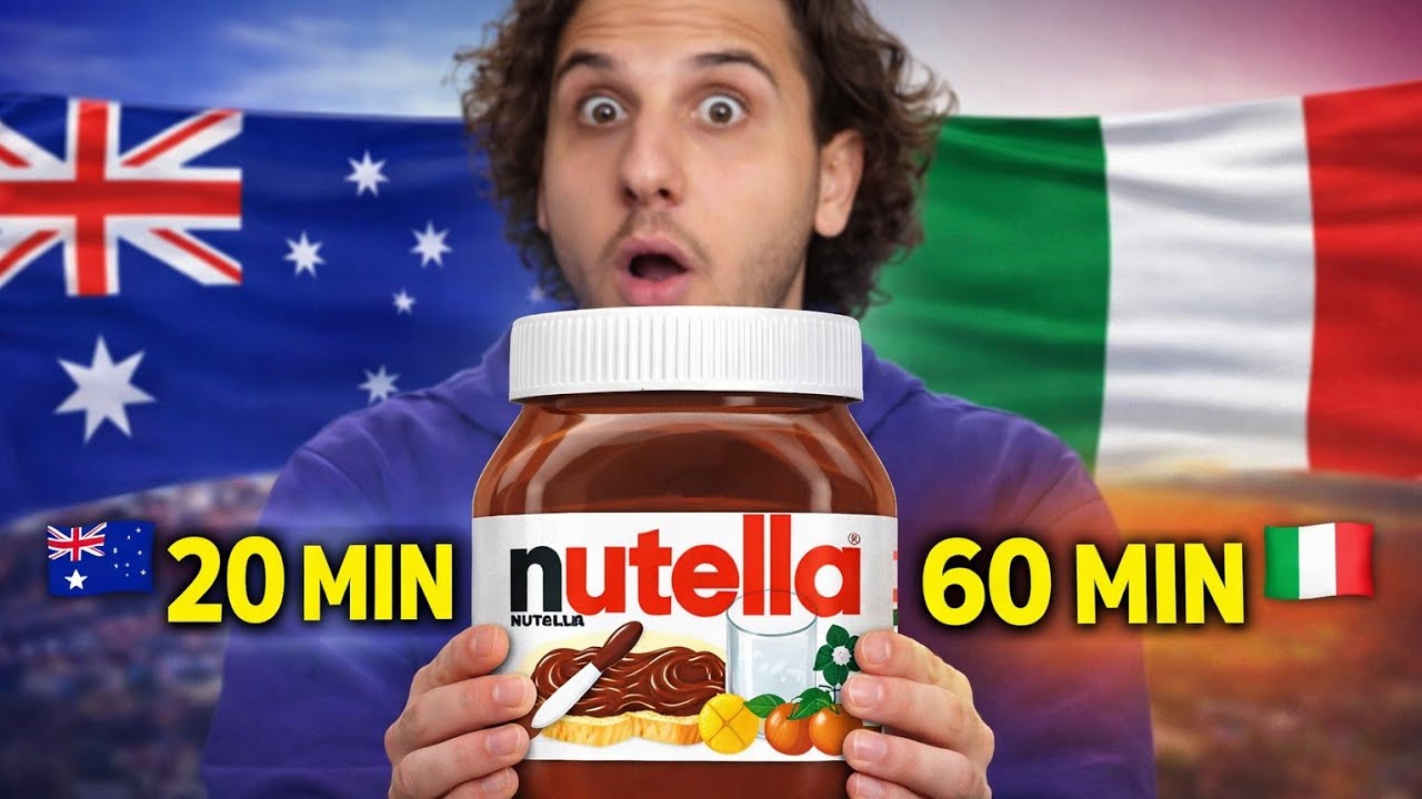 In Australia lavori 20 minuti. In Italia un’ora.
