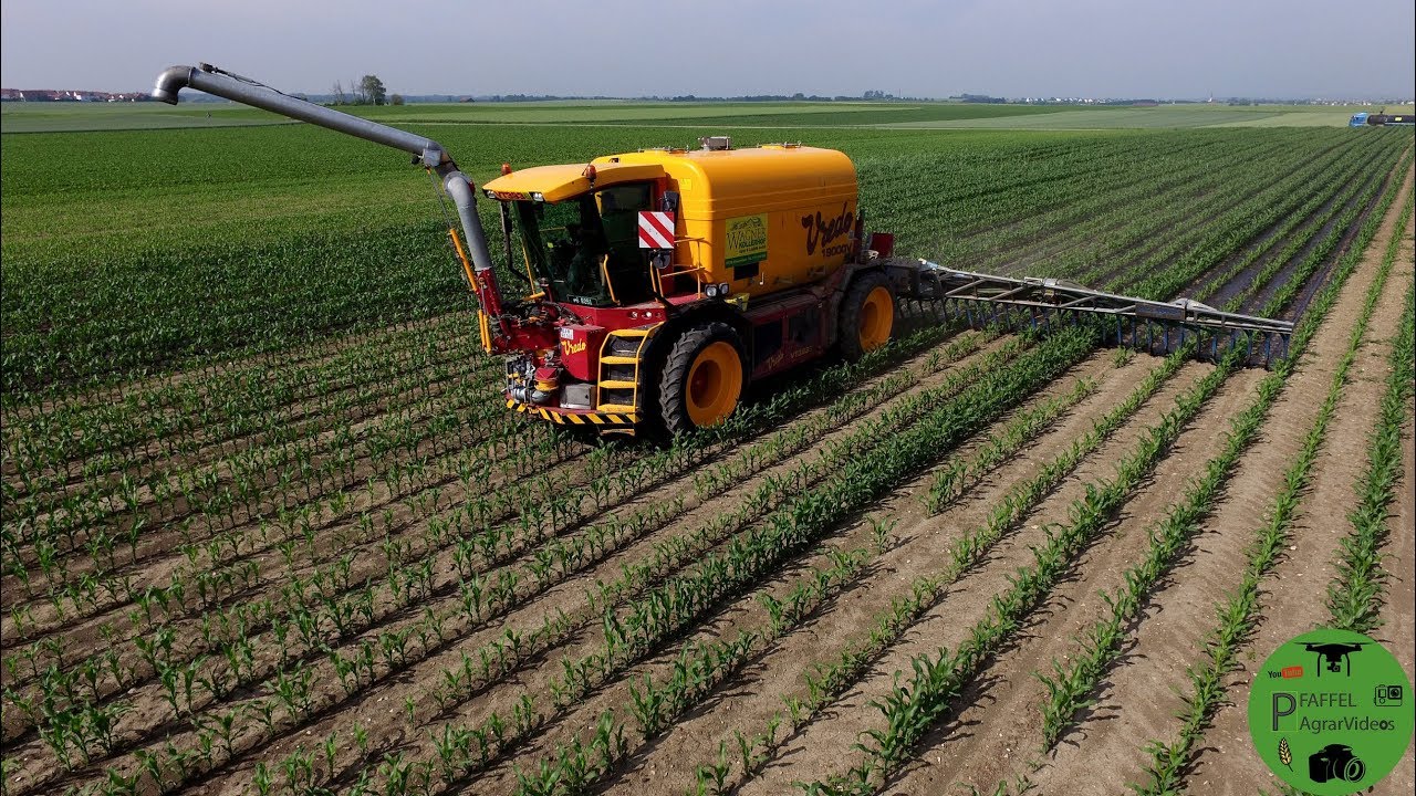 Gülleausbringung mit einem Vredo VT 3936 und 15m Bomech-Schleppschuh | Wagner Kollerhof