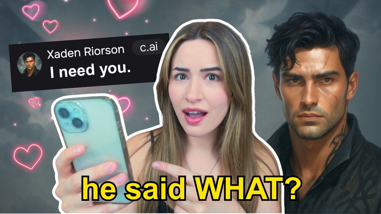 flirting with my BOOK BOYFRIENDS on character ai… 😟🫣