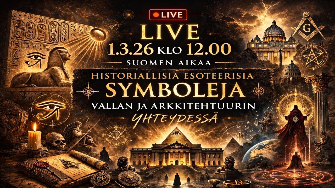 Historiallisia esoteerisia symboleja vallan ja arkkitehtuurin yhteydessä