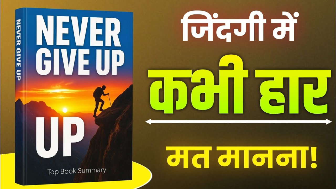 Never Give Up Book Summary In Hindi | Audiobook Summary | Podcast