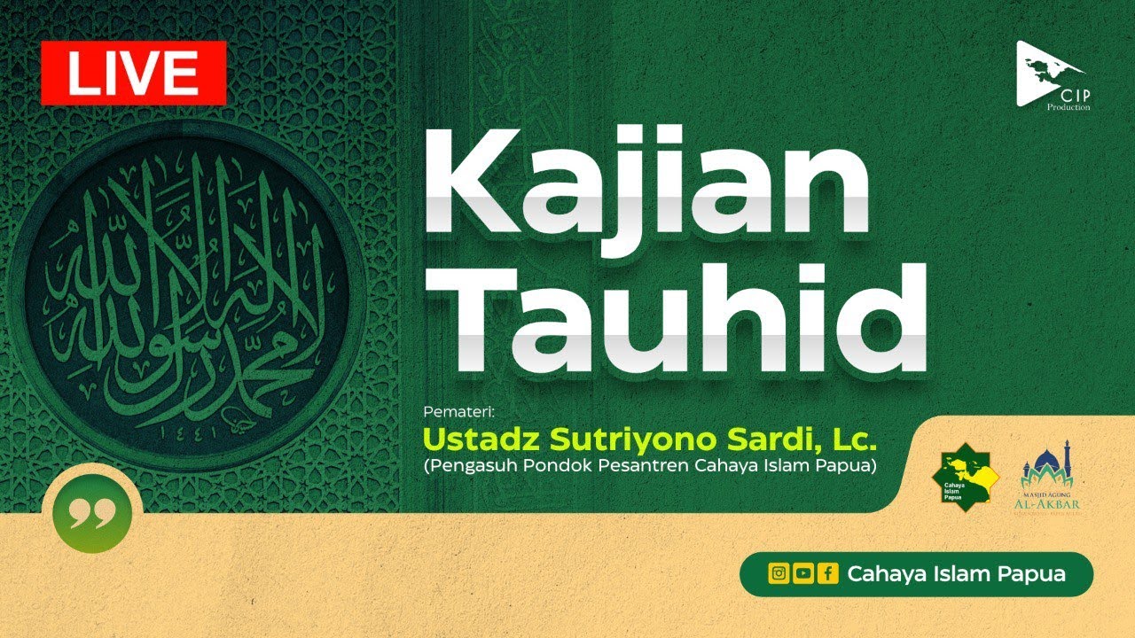 🔴 Kajian Tauhid | KH. Sutriyono Sardi, Lc.