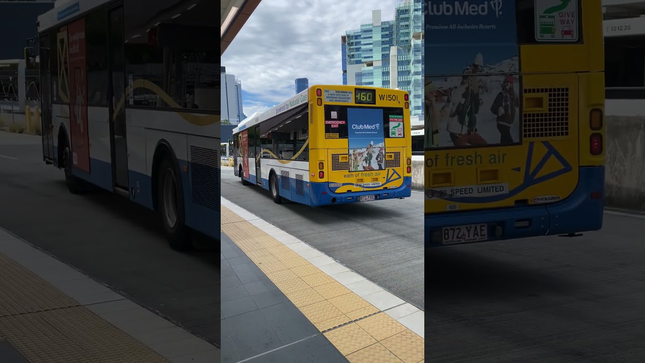 Brisbane Transport MAN 18.310 (CNG) Volgren CR228L W1501 Departing At Roma Street 