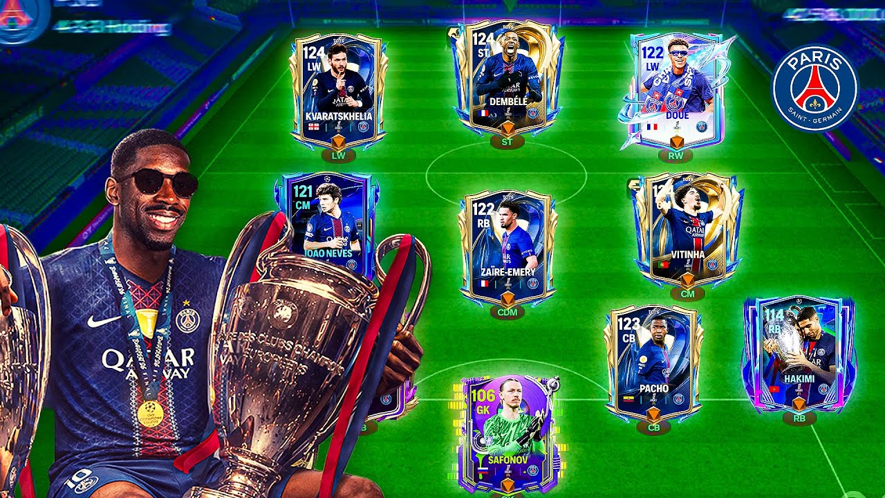 I Built The UCL Winning PSG Squad 2026 || FC Mobile