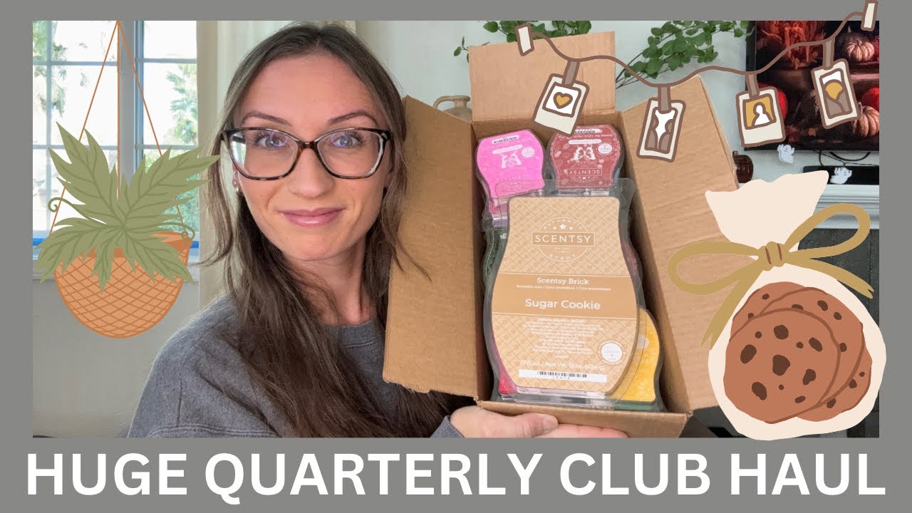 A (Quite Large) Quarterly Scentsy Club Haul ☕️