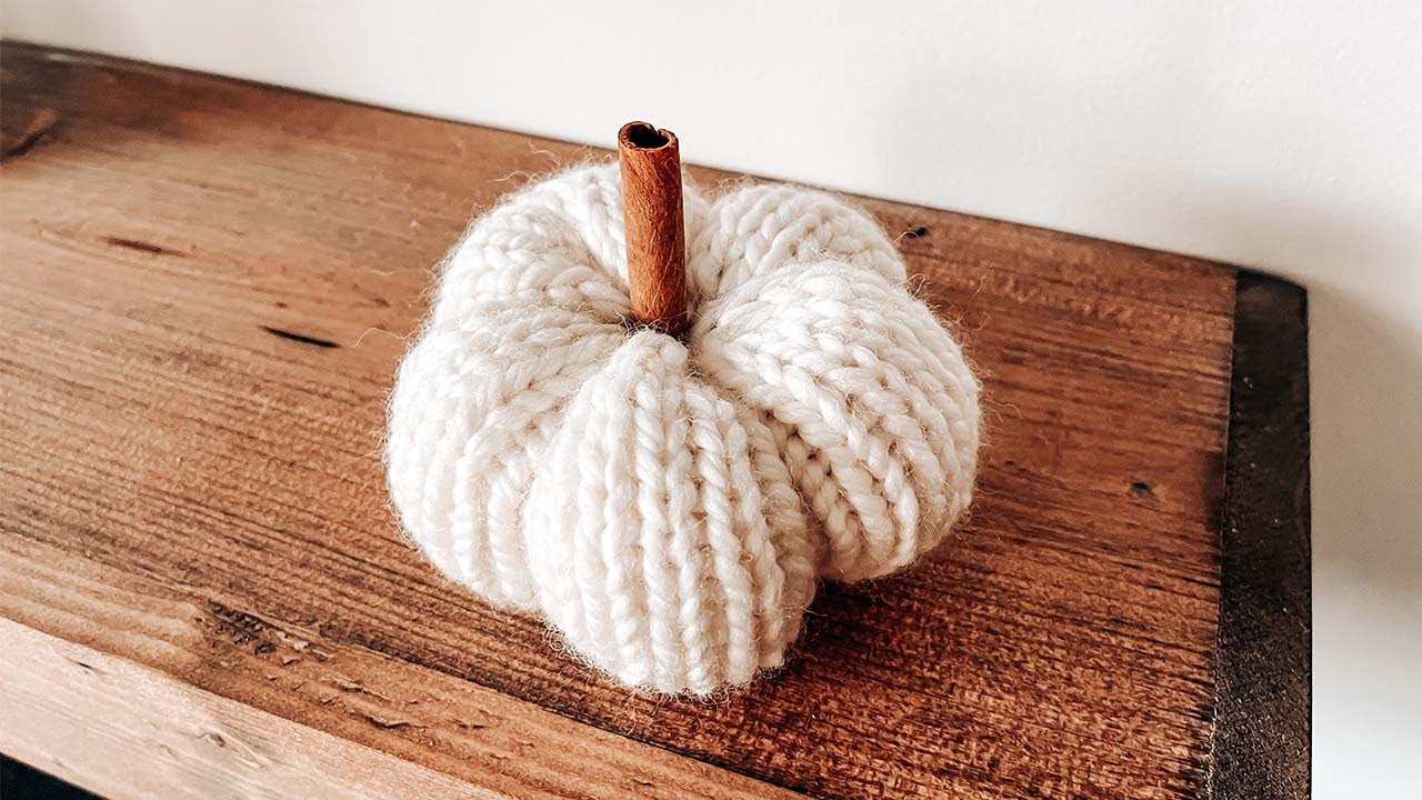 CALABAZAS TEJIDAS A DOS AGUJAS - TUTORIAL | Danii's Ways