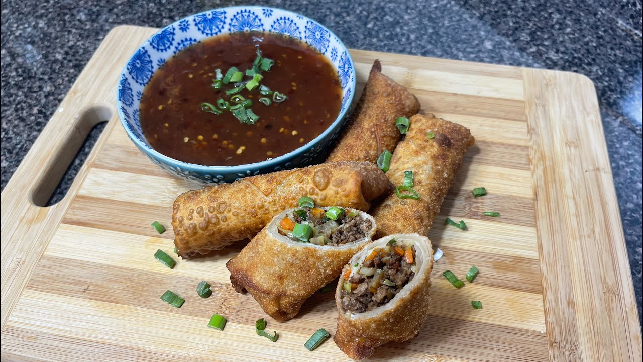 EGG ROLLS DE PAVO Y VEGETALES