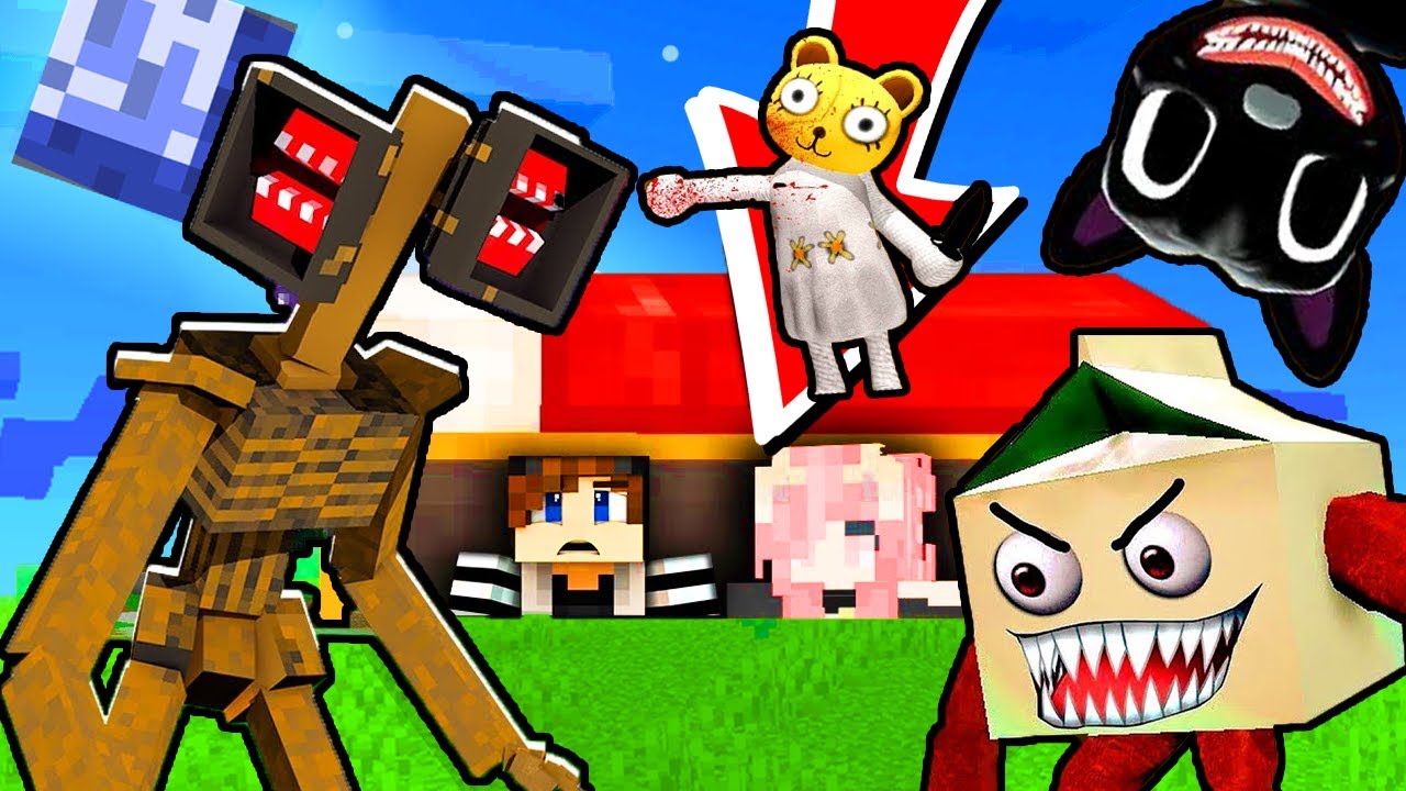 V&Scaron;ECHN&Aacute; SCP MONSTRA POD POSTEL&Iacute; NOOBA - MINECRAFT 3 R&Aacute;NO!