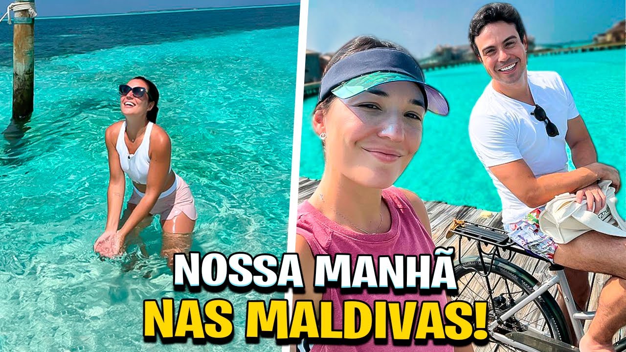 NOSSA ROTINA DA MANHÃ EM MALDIVAS *Vlog nas Ilhas Maldivas* | Bia Napolitano