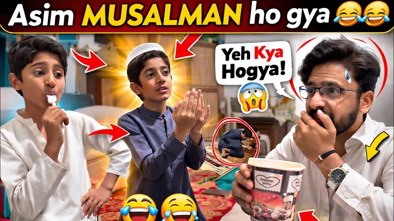 Asim musalman ho gya 😂Qaism ko kya hua hai 🧐