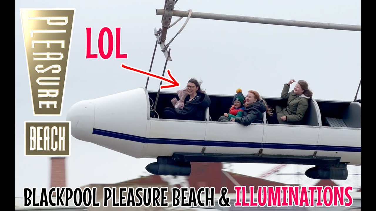 BLACKPOOL PLEASURE BEACH, FIREWORKS & ILLUMINATIONS! VAN LIFE IN BLACKPOOL 😎