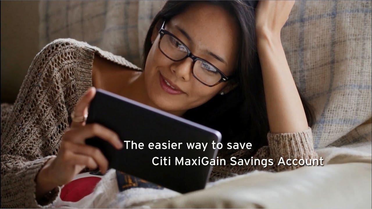 Do less, earn more with the Citi MaxiGain Savings Account.
