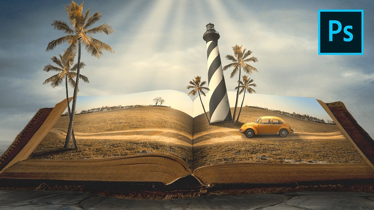 Photoshop Manipulation Tutorial - Story Book Vacation