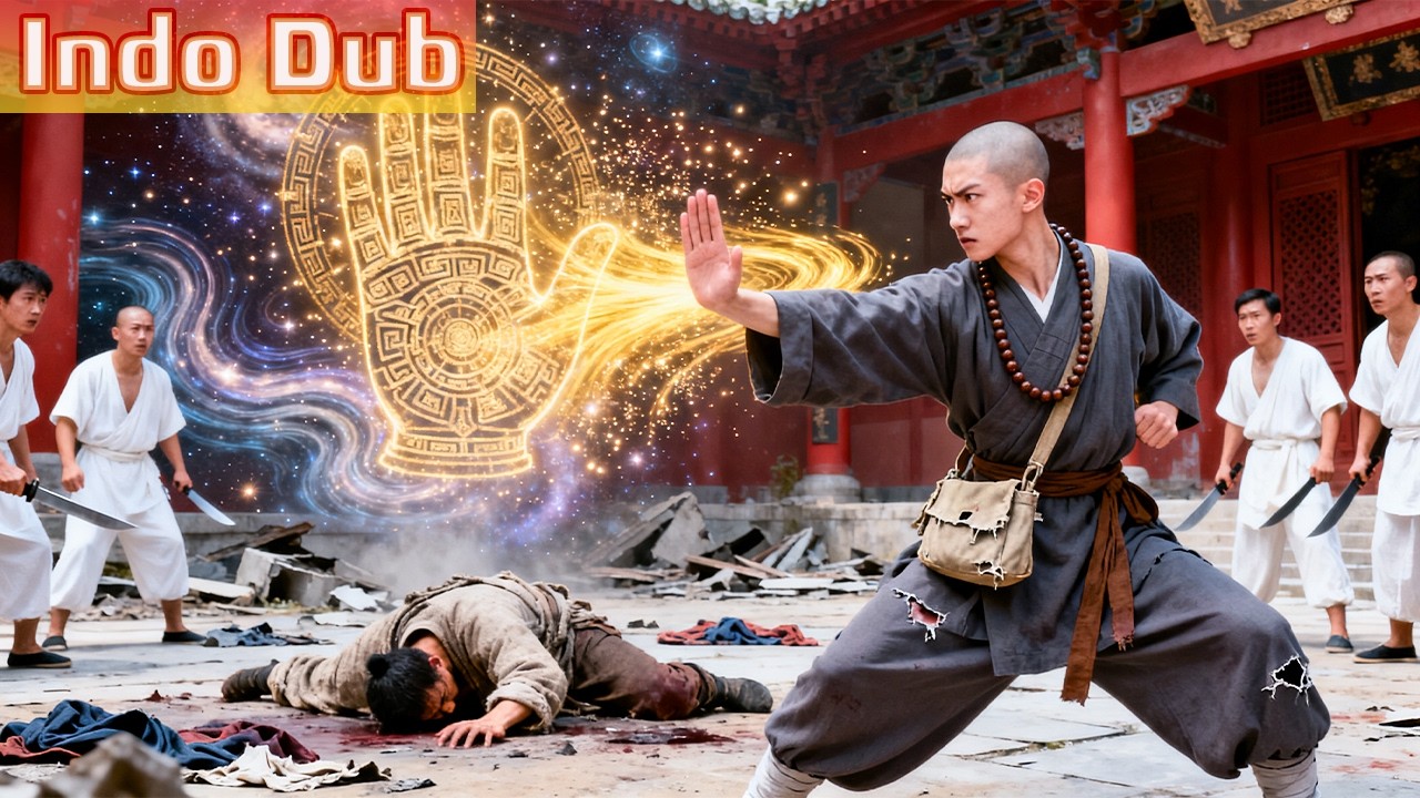 Biksu kecil 5 tahun ternyata master silat! Satu telapak, 100 pembunuh mental, selamatkan buyut!