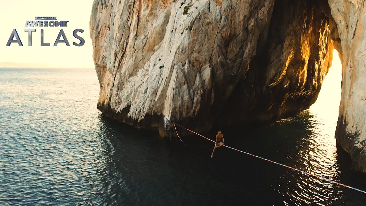Building An Ocean Trickline In Sardinia | PAA Atlas