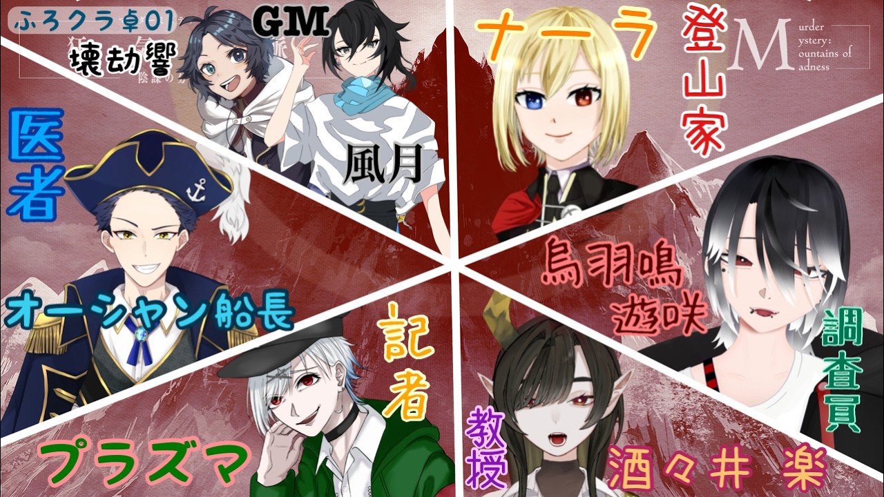 【マーダーミステリー】狂気山脈‐頂上戦争‐【ネタバレ注意】