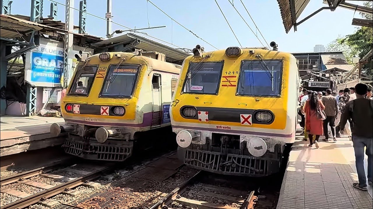Mumbai local first class train journey Thane to Kurla double fast local
