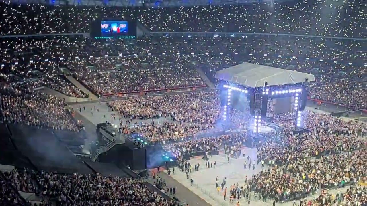 Sting & Darby Allin METALLICA Entrance AEW All In London / Wembley Stadium, London