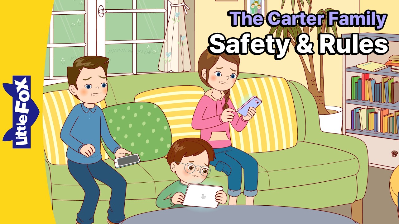 Screen Time, Fire Drills & Good Habits! | Home Rules & Safety  | Little Fox