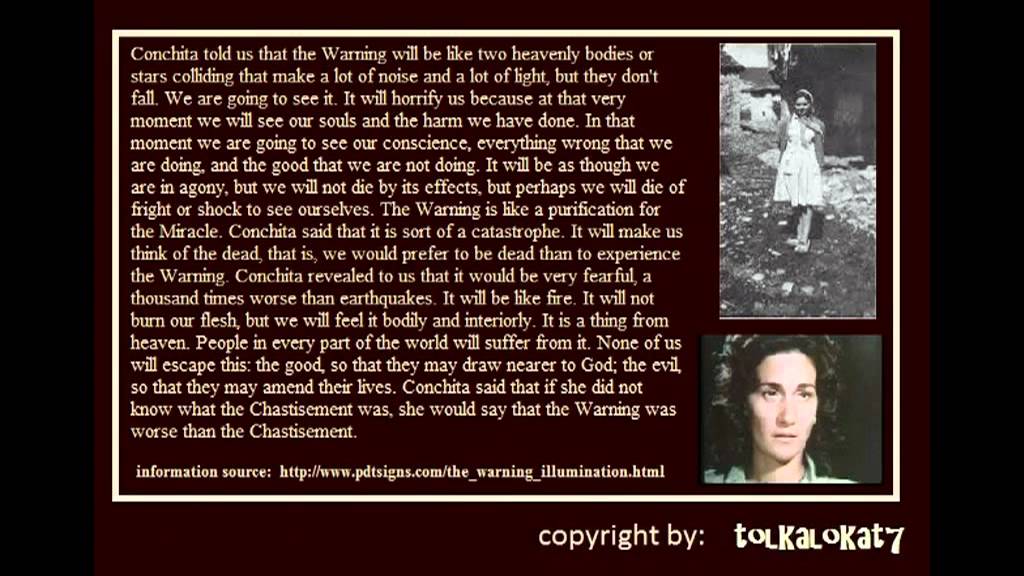 Catholic Prophecies about Holy Warning - Part 1