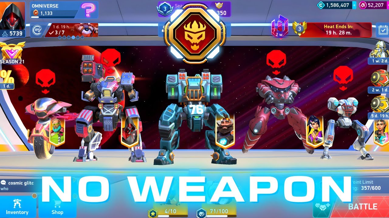 No Weapon Hangar - FFA - Mech Arena