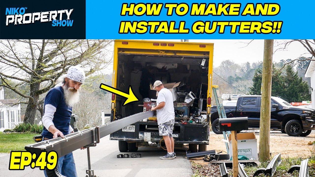 How To Install Gutters | Building A $350,000 Custom House | EP 49