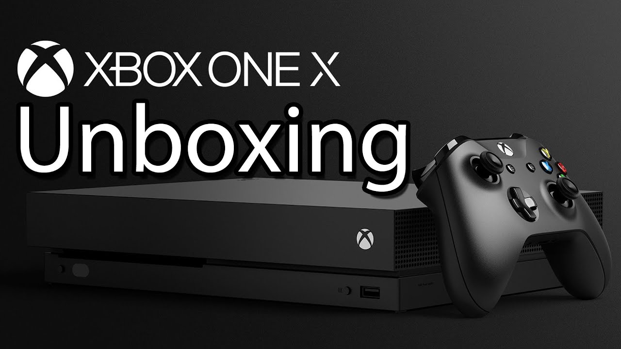 Xbox One X Unboxing & Setup Hype