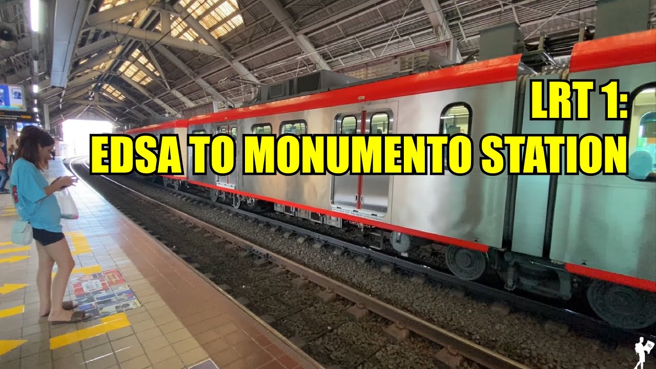 LRT RIDE (Line 1): EDSA Station to Monumento Station