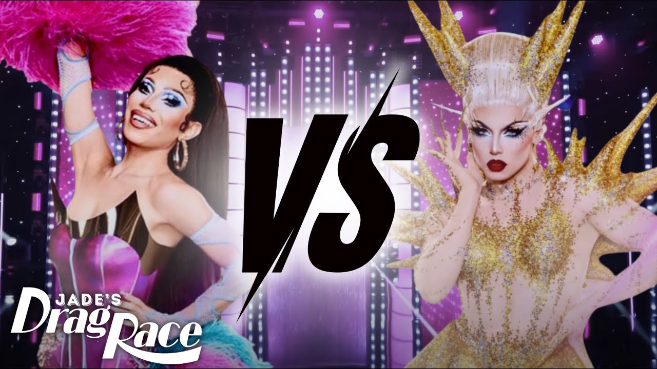 Jorgeous & Nini Coco’s “Me Against The Music” lipsync Jade’s Drag Race Ultimate Assassin 