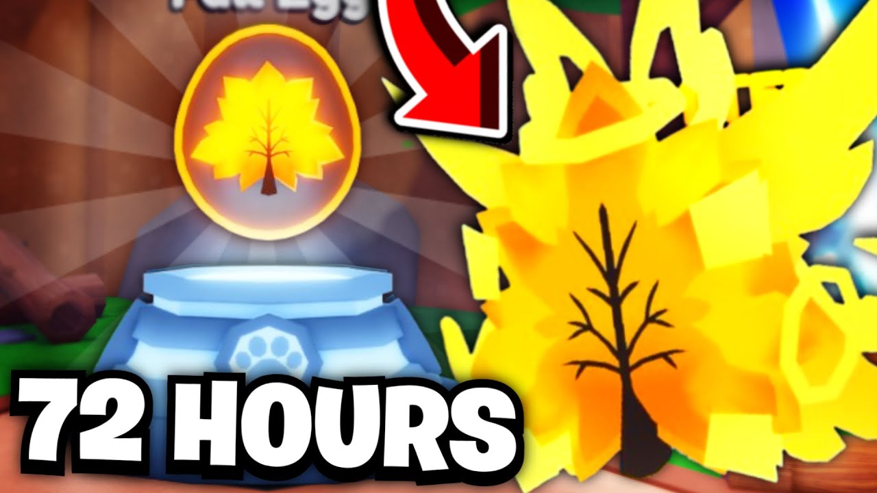 Я потратил 72 ЧАСА на высиживание осеннего яйца в Roblox Pet Quest!
