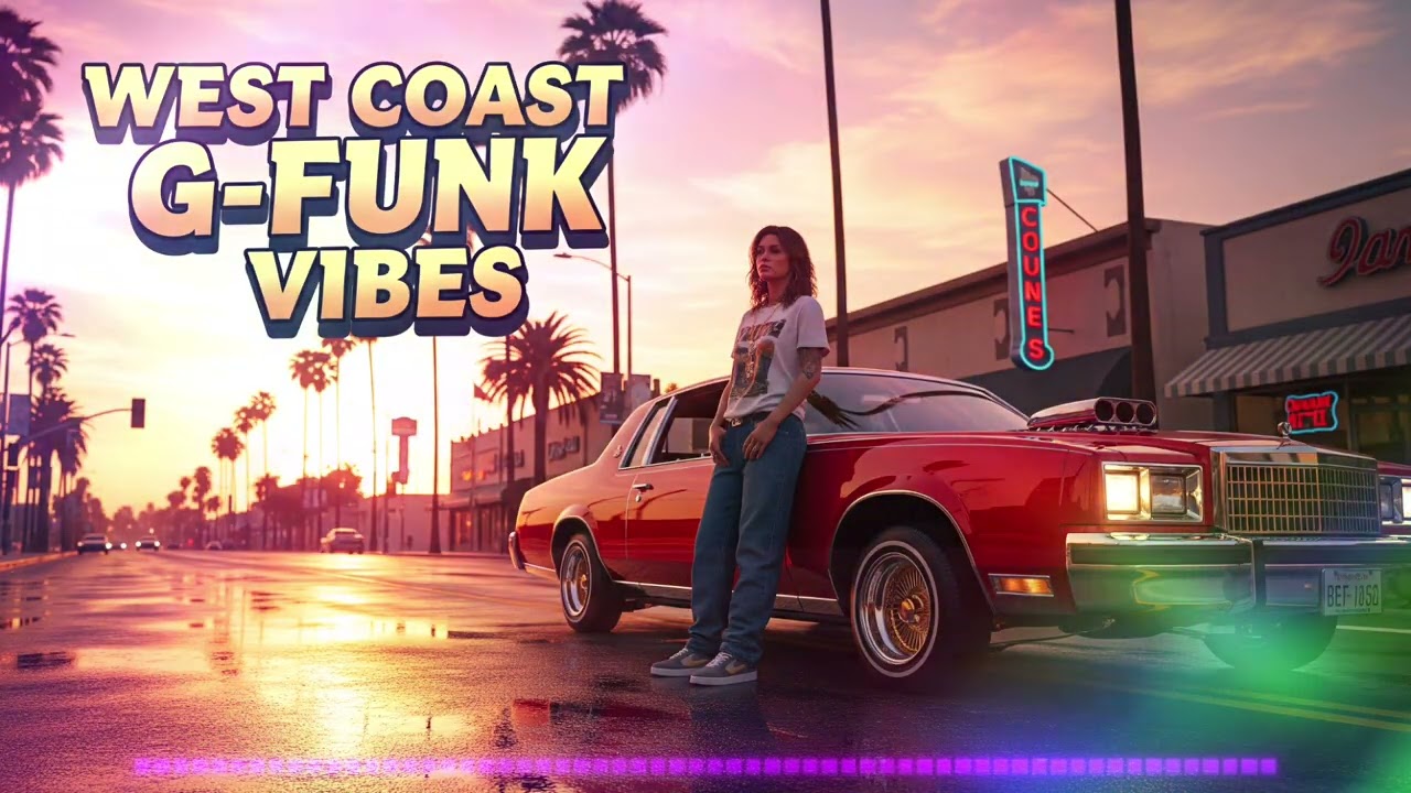 🌴 Sunset Drive Lowrider Vibes 🚗 West Coast G-Funk