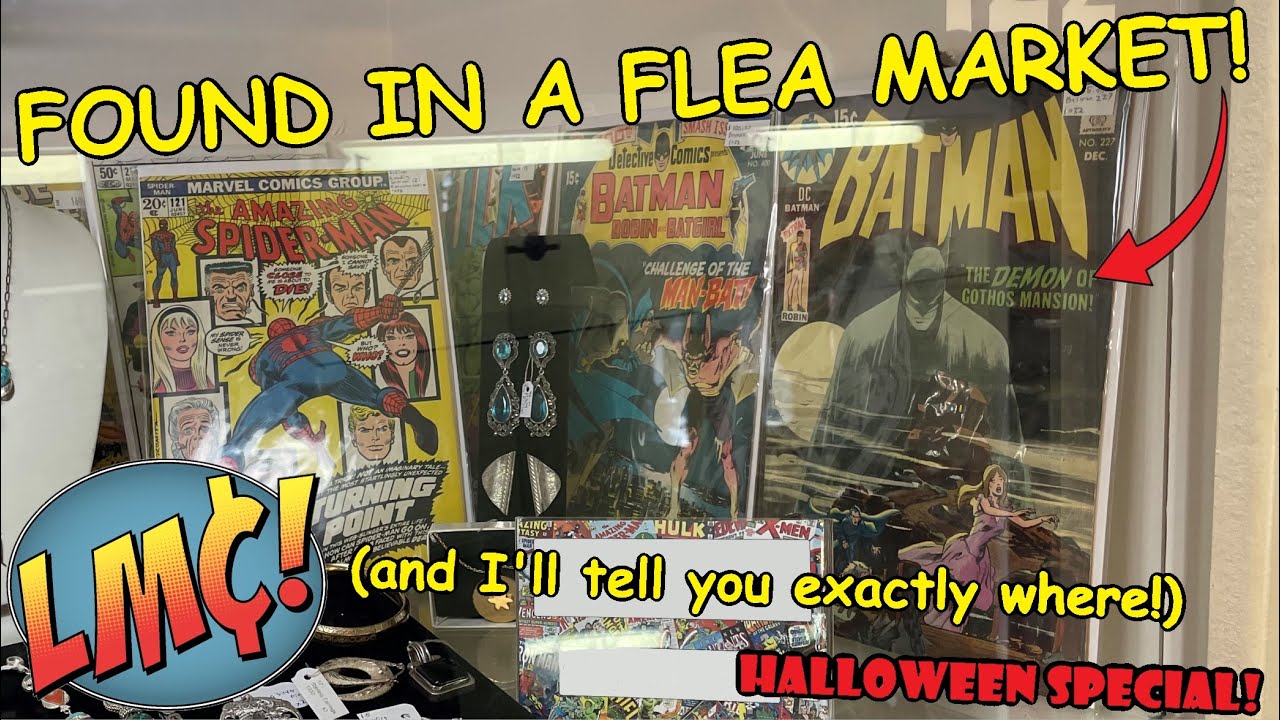Hunting for Comics at TWO FLEA MARKETS in New Hampshire! Plus some Halloween-Themed Surprises!