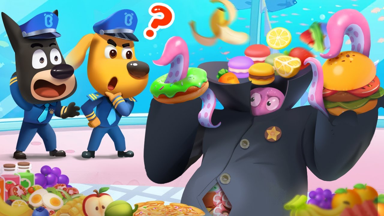 Mimic Octopus | Fun Stories | Educational Videos | Cartoon | Sheriff Labrador | BabyBus TV