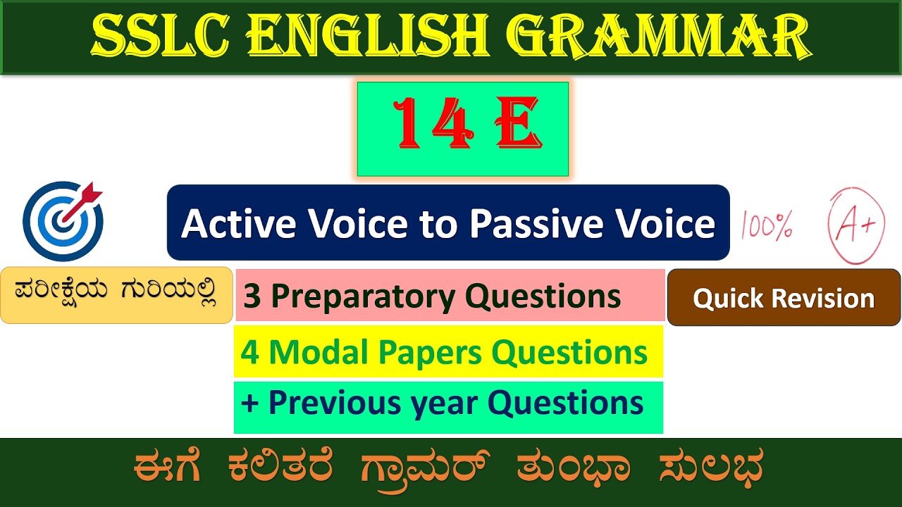 14E- Active & Passive-For 2026 Exam