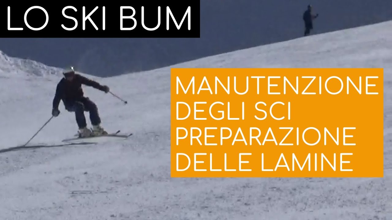 Manutenzione fai da te degli sci (1/2): affilare le lamine