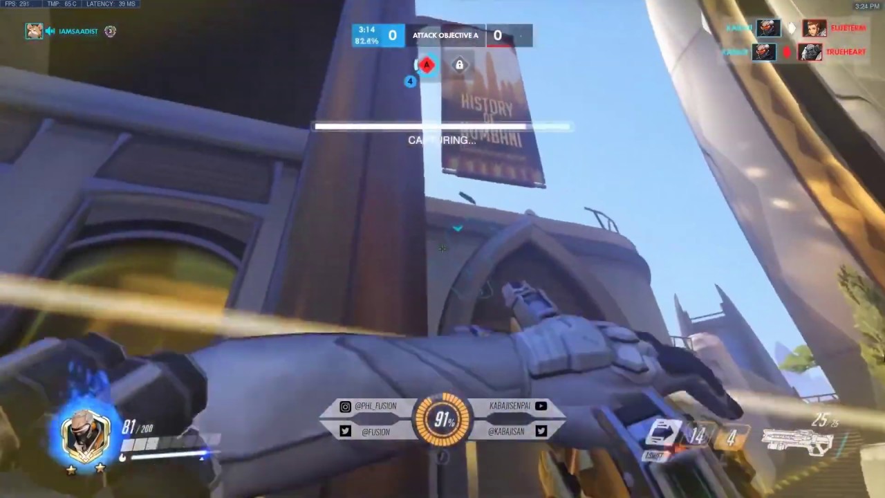 Overwatch Kabaji Doesnt Need Soldier's Visor -Godlike Aim-