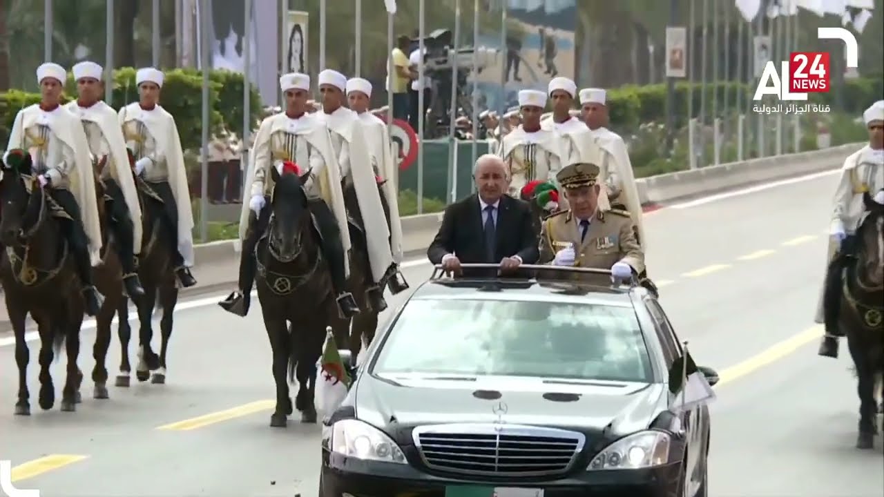 مباشر | استعراض عسكري للجيش الوطني الشعبي بمناسبة الاحتفال بـ  الذكرى الـ60 لعيد الاستقلال