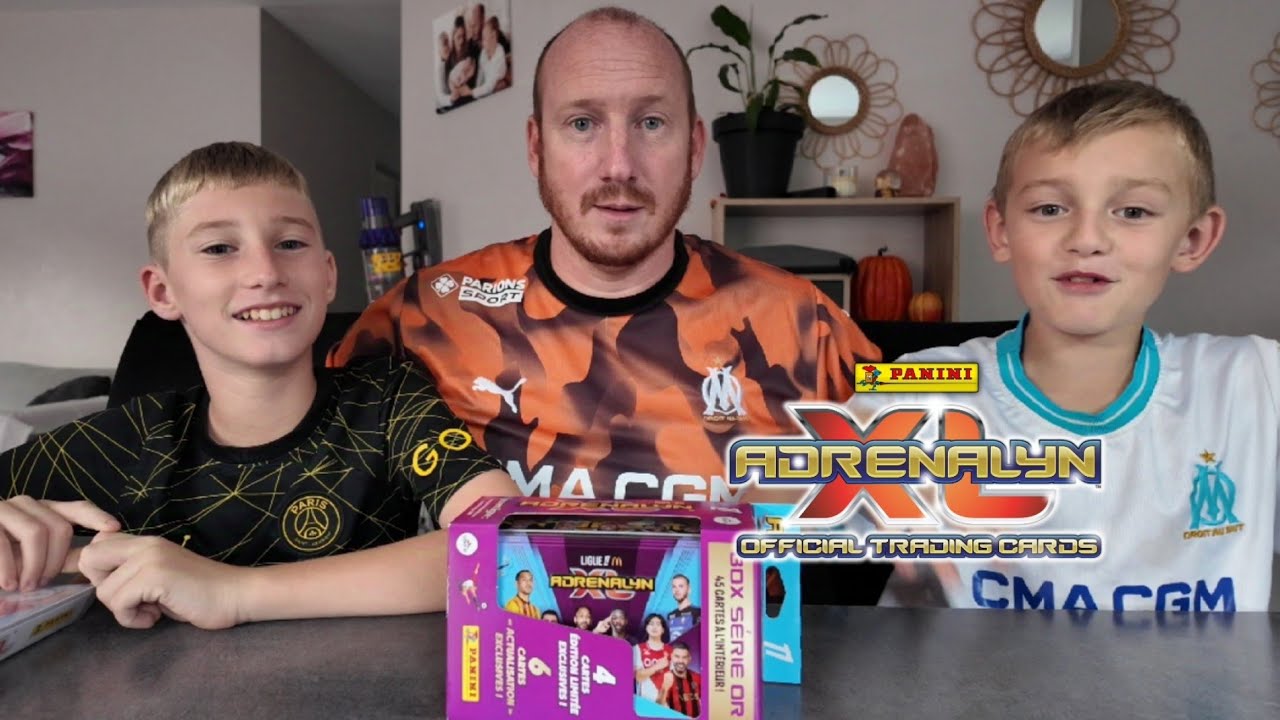 OUVERTURE D'UNE BOX SÉRIE OR !! CARTES DE FOOT ADRENALYN XL LIGUE 1 MACDONALDS !!